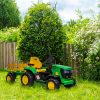 Elektromos traktor zöld