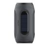 ZEALOT A4 bluetooth hordozható hangszóró v5.0, 1500mAh, 3W, IPX5 vízálló, napelemes töltés, zseblámpa funkció SZÜRKE