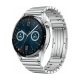 HUAWEI Watch GT 3 okosóra 46mm, beépített GPS, 3D üveg, aktivitásmérő, fém csuklópánt SZÜRKE