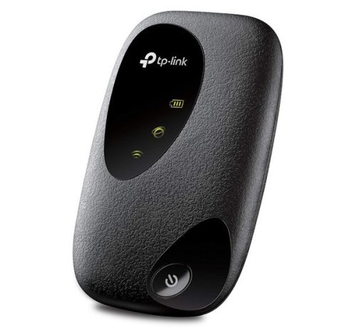 TP-LINK M7200 WIFI hordozható router HOTSPOT, 300 Mbps, 3G/4G LTE + SIM aljzat FEKETE