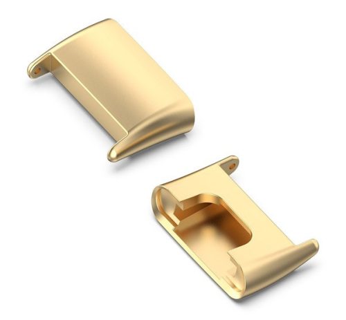 Óraszíj csatlakozó adapter egyedi méret, 1 pár, átalakító, fém, 18mm ARANY