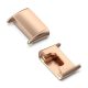 Óraszíj csatlakozó adapter egyedi méret, 1 pár, átalakító, fém, 18mm ROZÉARANY