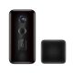 XIAOMI Doorbell kamera 5200mAh belső akku, WiFi, infravörös éjjellátó, ajtócsengő, hangadás/rögzítés FEKETE