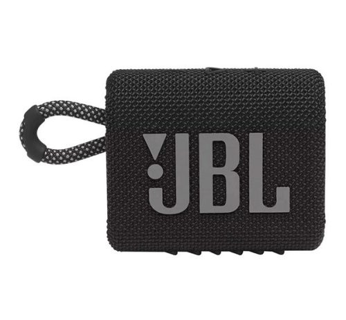 JBL GO3 bluetooth hordozható hangszóró 750mAh belső akku, 4.2W, vízálló, porálló FEKETE