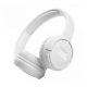 JBL TUNE T510 bluetooth fejhallgató SZTEREO v5.0, mikrofon, felvevő gomb, multipoint, összehajtható FEHÉR