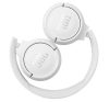 JBL TUNE T510 bluetooth fejhallgató SZTEREO v5.0, mikrofon, felvevő gomb, multipoint, összehajtható FEHÉR
