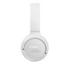JBL TUNE T510 bluetooth fejhallgató SZTEREO v5.0, mikrofon, felvevő gomb, multipoint, összehajtható FEHÉR