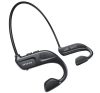 AWEI A889 PRO bluetooth csontrezgéses fülhallgató SZTEREO v5.2, TWS, fülre akasztható, mikrofon, IPX4, SPORT FEKETE