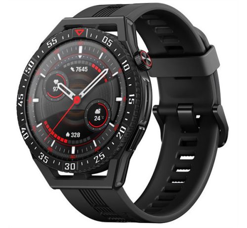 HUAWEI Watch GT 3 SE okosóra 46mm, beépített GPS, aktivitásmérő, pulzusmérő, vízálló, 5 ATM, 100 sport mód FEKETE