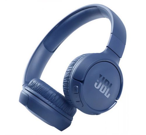 JBL TUNE 510BT bluetooth fejhallgató SZTEREO v5.0, mikrofon, multipoint, összehajtható KÉK