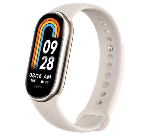 XIAOMI Smart Band 8 bluetooth okoskarkötő v5.3, aktivitásmérő, alvásmonitor, 120 sport mód, vízálló, 5 ATM PEZSGŐ