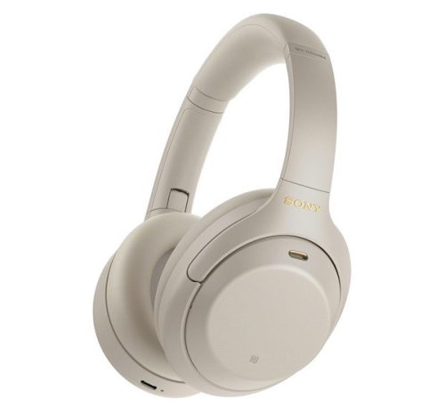 SONY WH-1000XM4 bluetooth fejhallgató SZTEREO v5.0, mikrofon, aktív zajszűrő, összehajtható EZÜST
