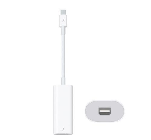 APPLE THUNDERBOLT adapter Thunderbolt 3 Type-C - Thunderbolt 2 aljzat FEHÉR
