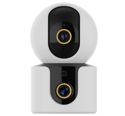 XIAOMI Smart Camera C500 DUAL beltéri biztonsági kamera 360-os, mikrofon, éjjellátó, mozgásérzékelés, 1440p FEHÉR