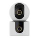 XIAOMI Smart Camera C500 DUAL beltéri biztonsági kamera 360-os, mikrofon, éjjellátó, mozgásérzékelés, 1440p FEHÉR