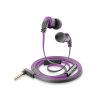 CELLULARLINE MOSQUITO In-Ear fülhallgató SZTEREO 3.5mm jack, mikrofon, felvevő gomb, könnyű, lapos kábel RÓZSASZÍN