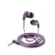 CELLULARLINE MOSQUITO In-Ear fülhallgató SZTEREO 3.5mm jack, mikrofon, felvevő gomb, könnyű, lapos kábel RÓZSASZÍN