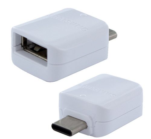 SAMSUNG adapter USB aljzat - Type-C, OTG, adatátvitel FEHÉR