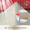 Összecsukható kerti pavilon 3x6 m bézs