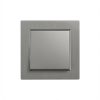 Nova váltókapcsoló 10A 250V 106 szürke kerettel