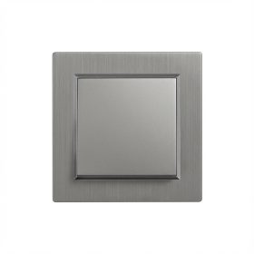 Nova váltókapcsoló 10A 250V 106 szürke kerettel