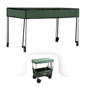 Strandkocsi prémium tető zöld