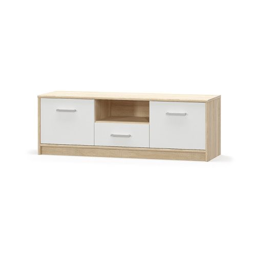 Tv állvány LT5302 fehér-sonoma tölgy