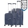 TraveLux Endure gurulós bőrönd szett kék