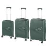 TraveLux Endure gurulós bőrönd szett sötétzöld