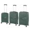 TraveLux Endure gurulós bőrönd szett sötétzöld
