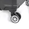 TraveLux Max gurulós bőrönd szett fekete