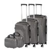 TraveLux Pro gurulós bőrönd szett szürke