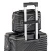 TraveLux Urban gurulós bőrönd szett fekete
