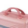 TraveLux Urban XXIV gurulós bőrönd szett lazacrózsaszín
