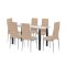 Denton 6+1 étkező garnitúra bézs-szürke