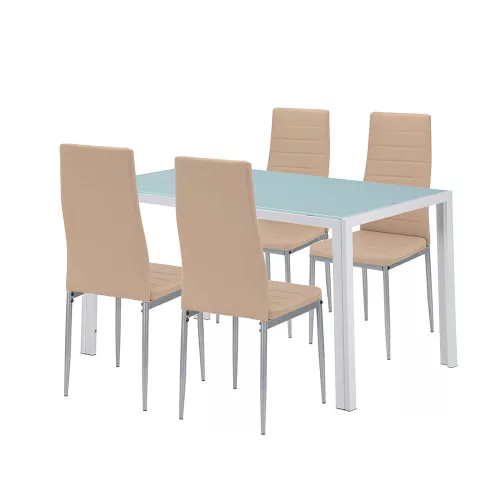 Mabel 4+1 étkező garnitúra bézs-szürke