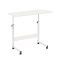 Állítható magasságú laptopasztal 80x40 cm fehér
