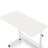 Állítható magasságú laptopasztal 80x40 cm fehér