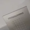 Alegro Silver hidromasszázs zuhanypanel, rozsdamentes acél