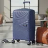TraveLux Endure kabinbőrönd keményfedeles 55x40x20 cm sötét kék