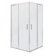 Malibu SQ 90x90 szögletes zuhanykabin zuhanytálca nélkül