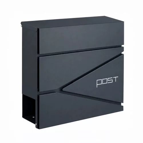 Homepost kültéri postaláda újságtartóval zárható antracit