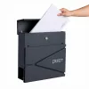 Homepost kültéri postaláda újságtartóval zárható antracit