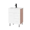 Neo Prime 60 komplett fürdőszoba bútor sonoma tölgy-fehér