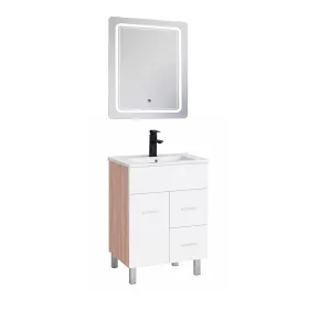 Neo Vision 60 komplett fürdőszoba bútor sonoma tölgy-fehér
