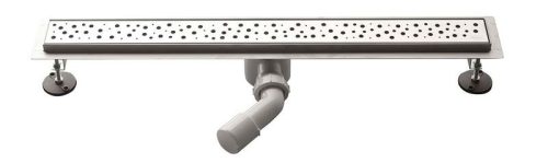 Inox padlóösszefolyó 90x11 cm