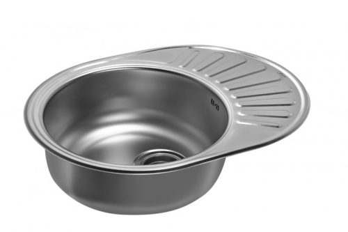OCTOPUS7D 1 medencés + csepegtetős acél mosogató tálca, acél
