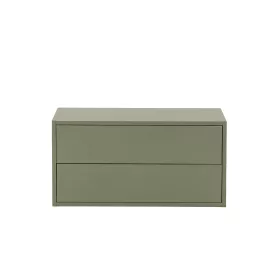 Boxie 2 fiókos fali szekrény 40x80x37 cm zöld