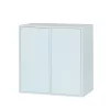 Boxie 2 ajtós fali szekrény 80x80x37 cm kék