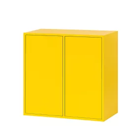Boxie 2 ajtós fali szekrény 80x80x37 cm sárga